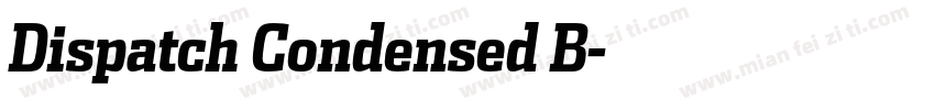 Dispatch Condensed B字体转换